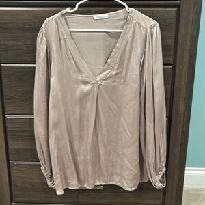 Silk cobblestone blouse